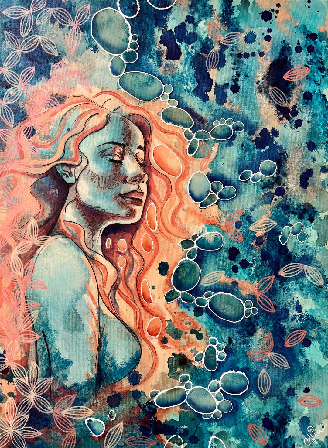 Artwork from Watersoul collection - Inspired by water, by its power to transform and cleanse the soul